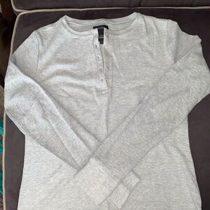 Lily & Lottie- Classic Gray Long Sleeve Top